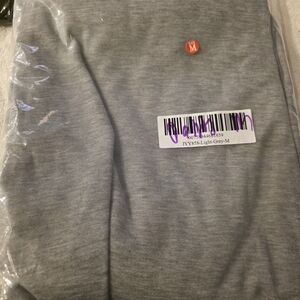 Gray T-Shirt with Red Logo